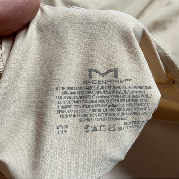 Maidenform Women’s Shapewear FitSense Extra Firm Shaping Bodysuit Size S NWT - Picture 11 of 12